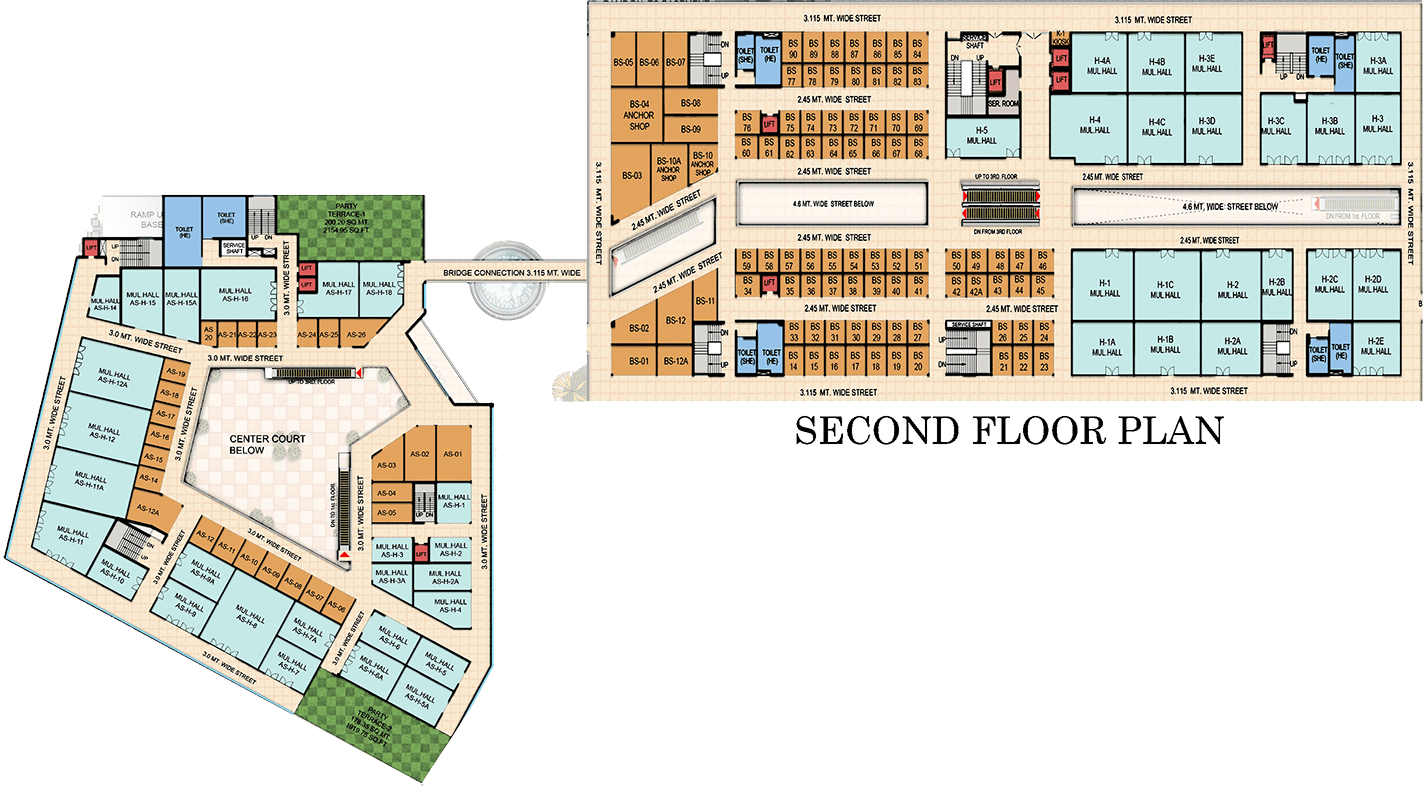Commercial Retail Shops and Fine-Dine Restaurants in Raj Nagar Extension Ghaziabad at Himalaya City Center